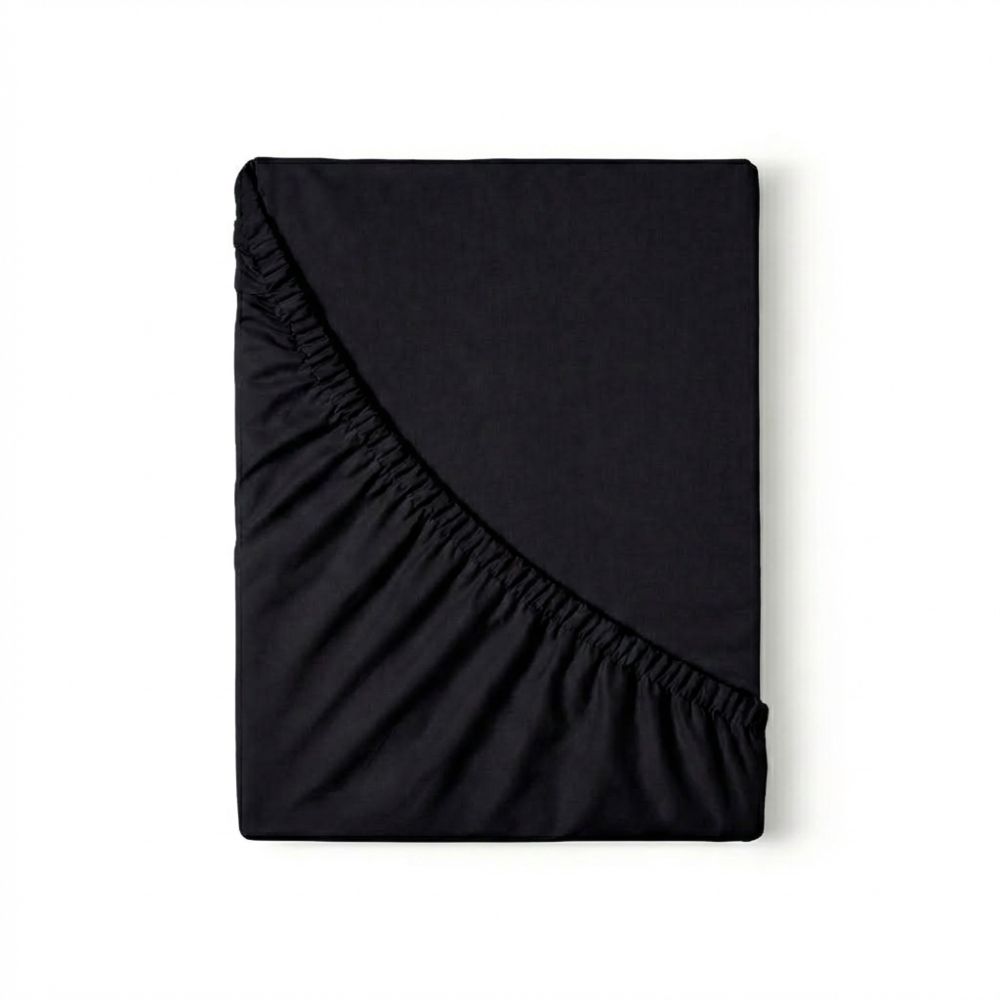 Kvalitex Jersey prostěradlo černé Varianta: 160x200cm