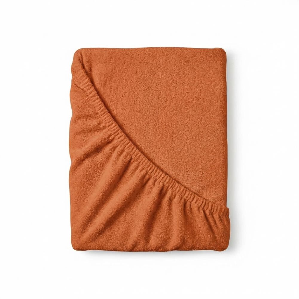 Kvalitex Froté prostěradlo hnědé Varianta: 200x200cm