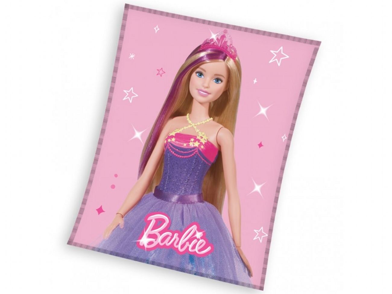 Carbotex Dětská deka Barbie Princezna 150x200 cm
