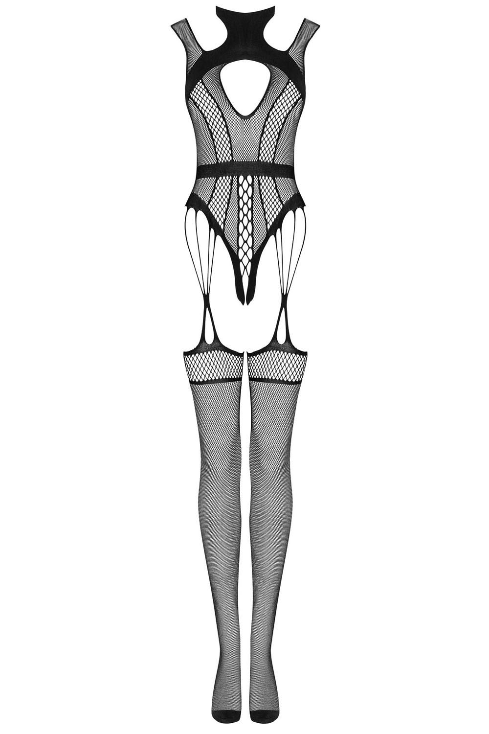 Obsessive Bodystocking G327 Barva: Černá, Velikost: S/L (obrázek 4)