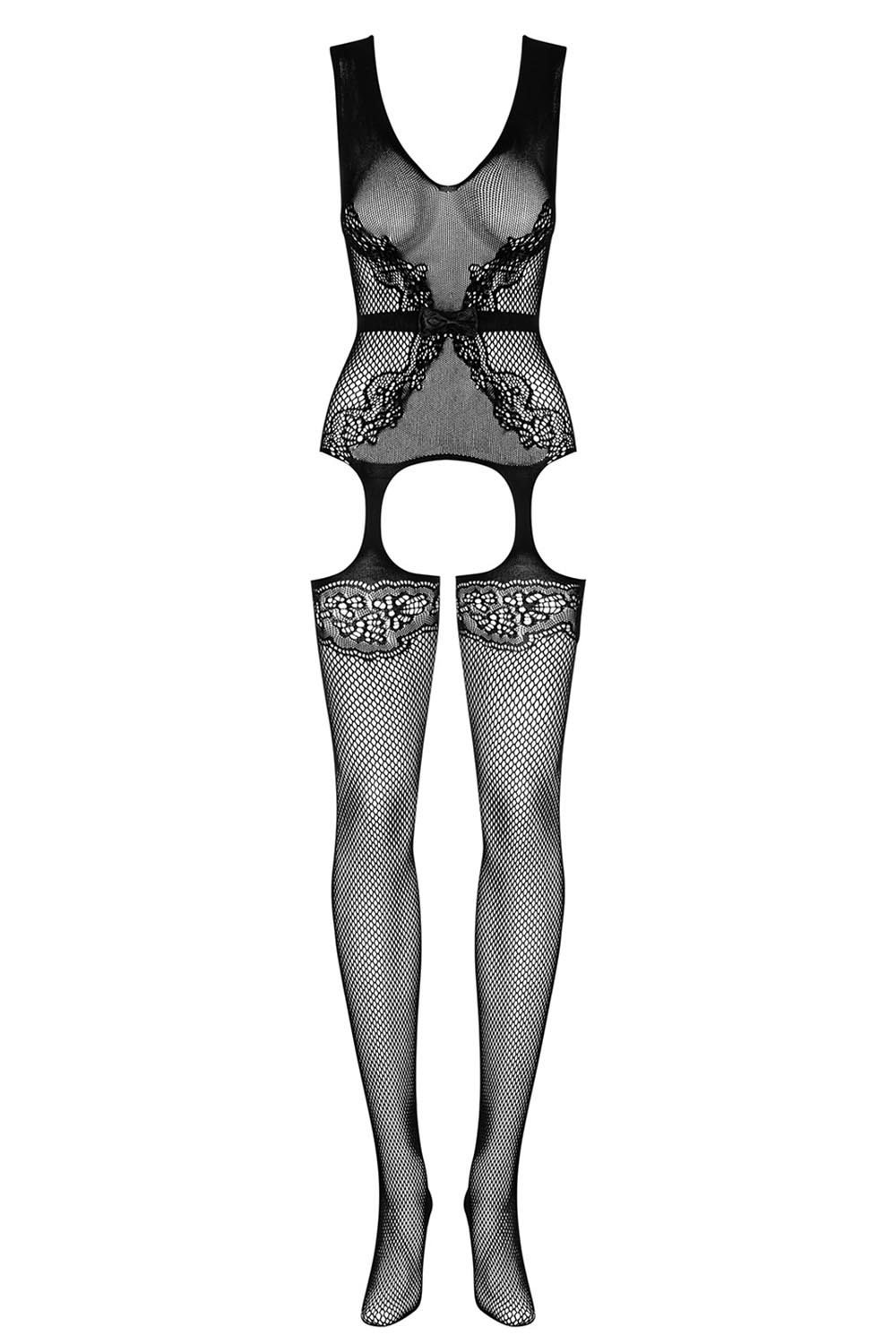 Obsessive Bodystocking F217 Barva: Černá, Velikost: S/M (obrázek 3)