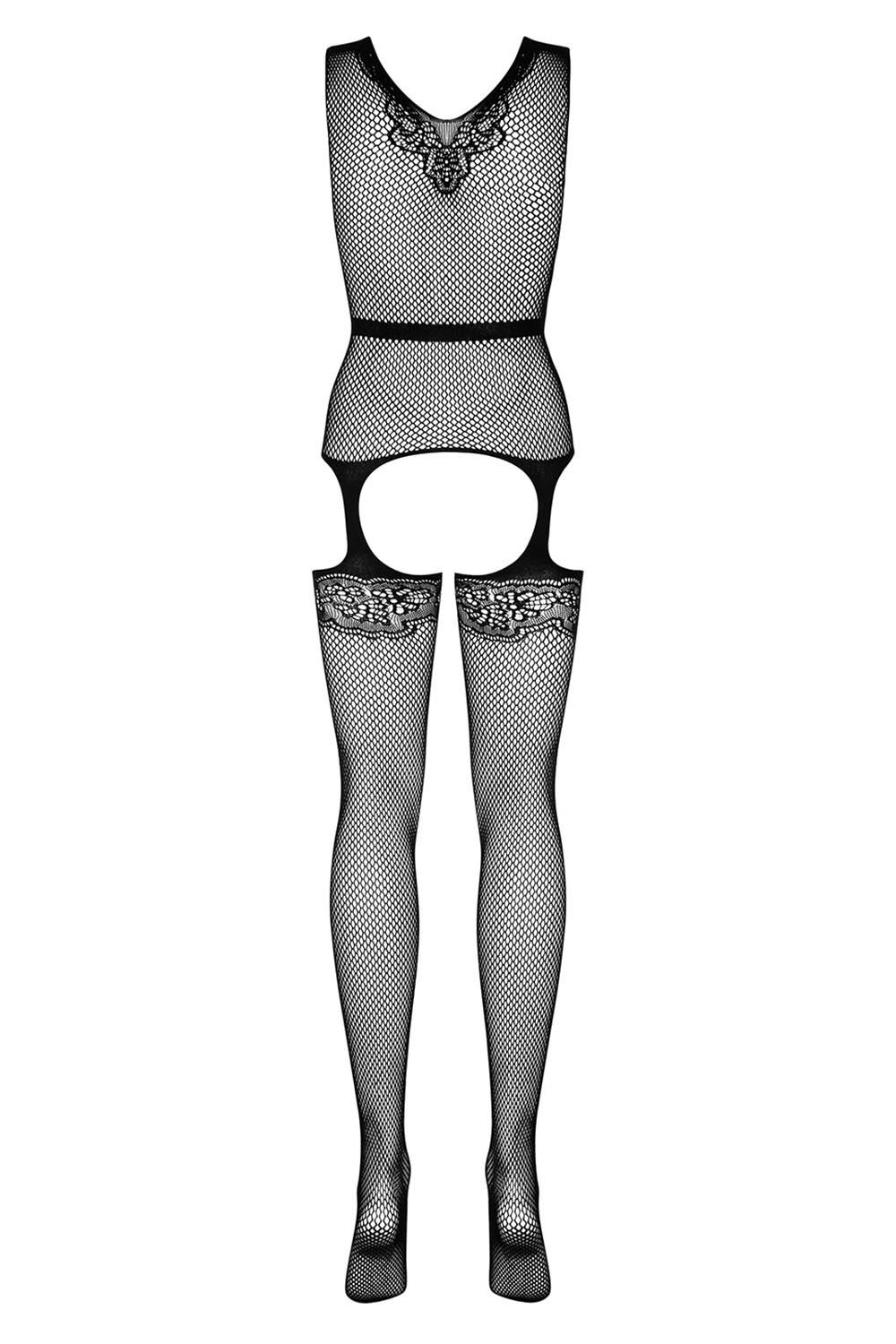 Obsessive Bodystocking F217 Barva: Černá, Velikost: S/M (obrázek 4)
