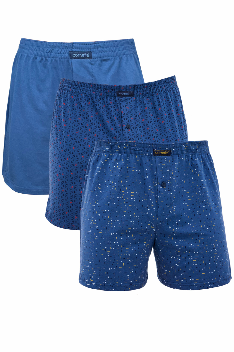 Trenýrky Cornette classic 435/02 3 pack Barva: Modrá - tmavě, Velikost: L