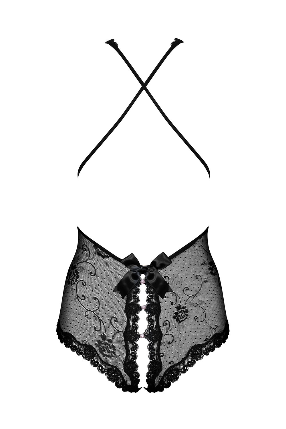 Obsessive Fiorenta teddy Barva: Černá, Velikost: S/M (obrázek 5)