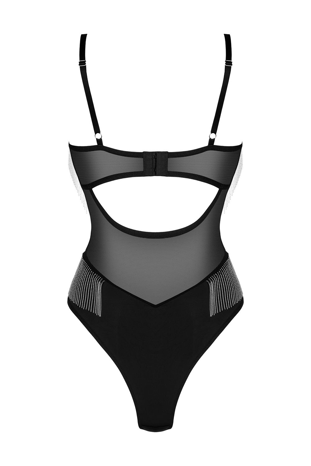 Body Obsessive Milladis teddy Barva: Černá, Velikost: M/L (obrázek 4)