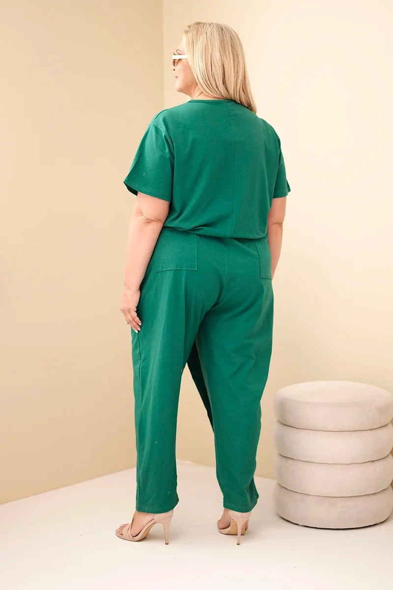 Kesi Dámský overal Plus Size 8260 Barva: Černá, Velikost: 2XL (obrázek 11)