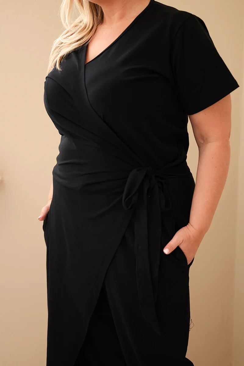 Kesi Dámský overal Plus Size 8260 Barva: Černá, Velikost: 2XL (obrázek 4)