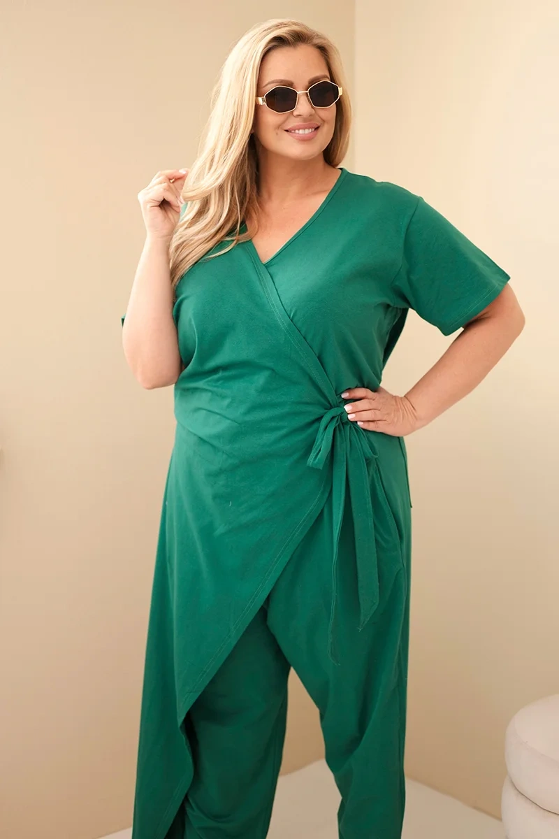 Kesi Dámský overal Plus Size 8260 Barva: Černá, Velikost: 2XL (obrázek 10)