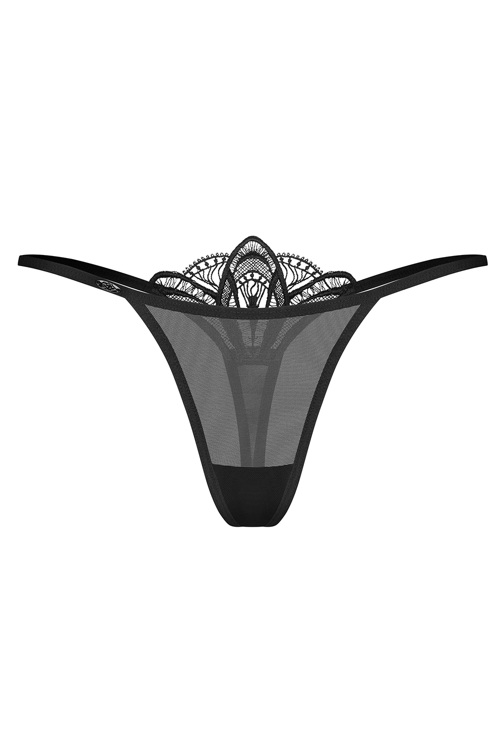 Tanga Obsessive Ezmee thong Barva: Černá, Velikost: S/M (obrázek 3)