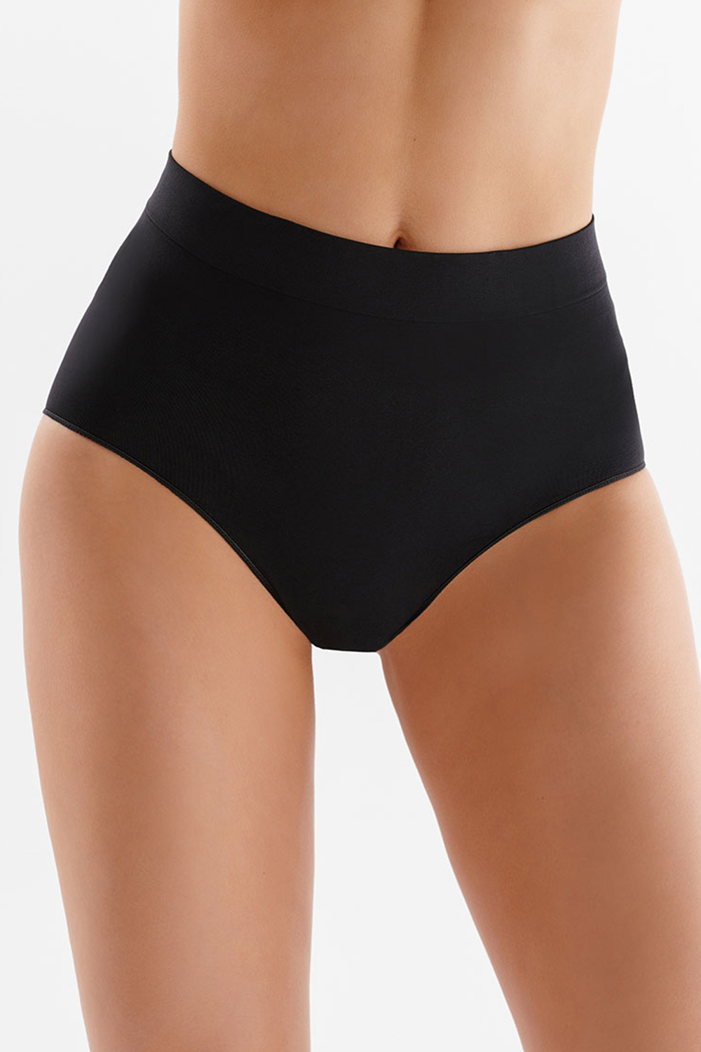 Kalhotky Gabriella Midi Briefs Code S109 Barva: Černá, Velikost: XL