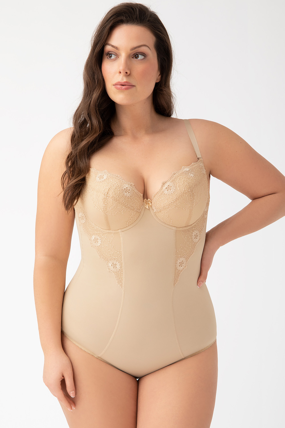 Body Gorsenia 184 Livia Barva: Béžová, Velikost: 70E