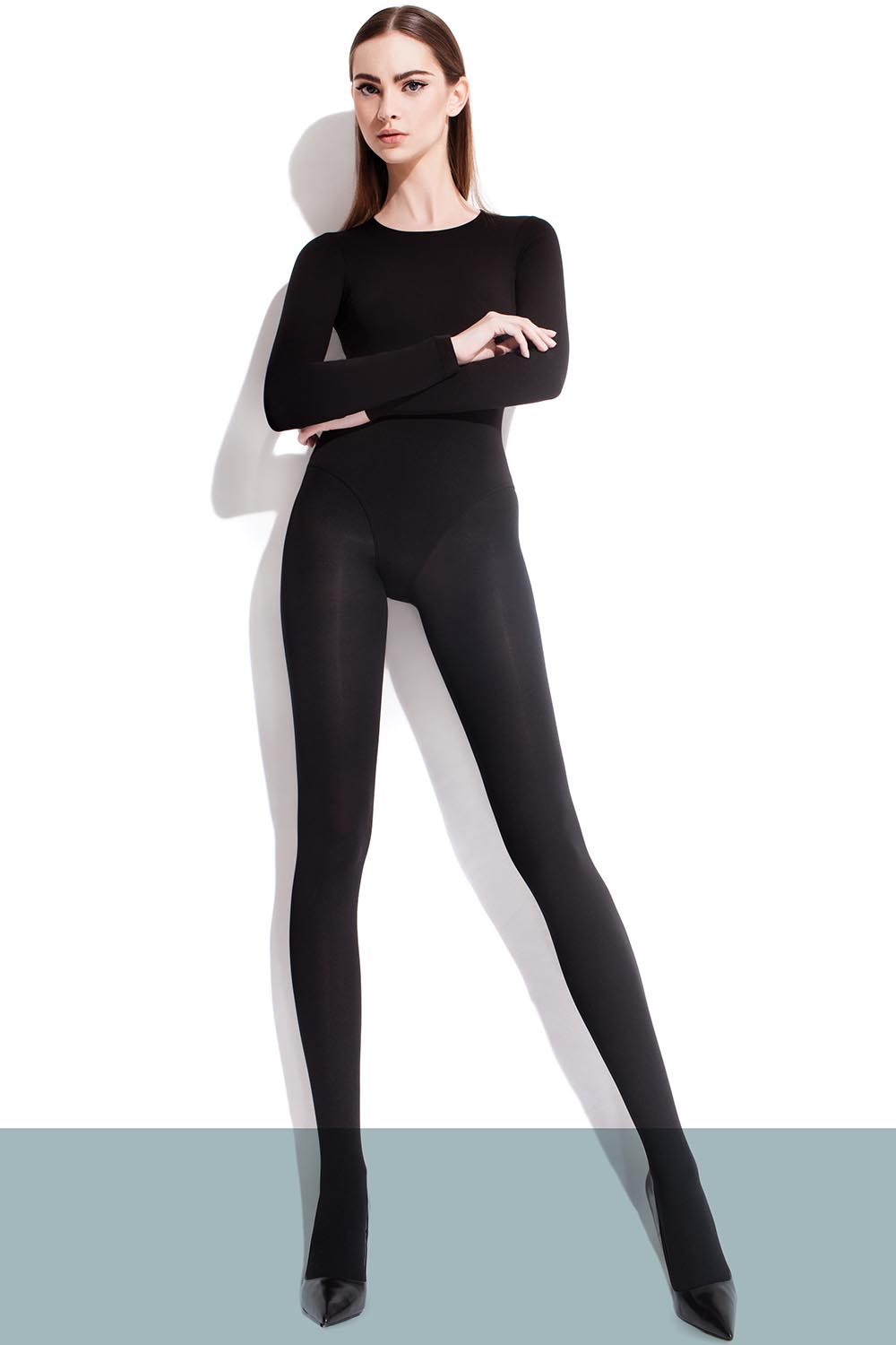 Silonkové punčocháče Fiore Olga 100 DEN Barva: Černá, Velikost: S