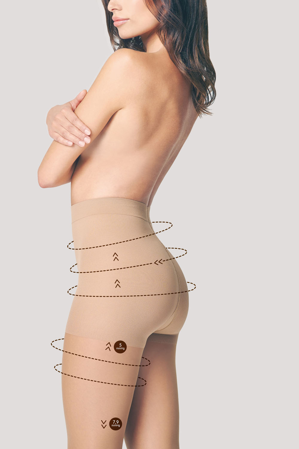 Silonkové punčocháče Fiore Comfort 20 den Barva: Béžová, Velikost: 3-M