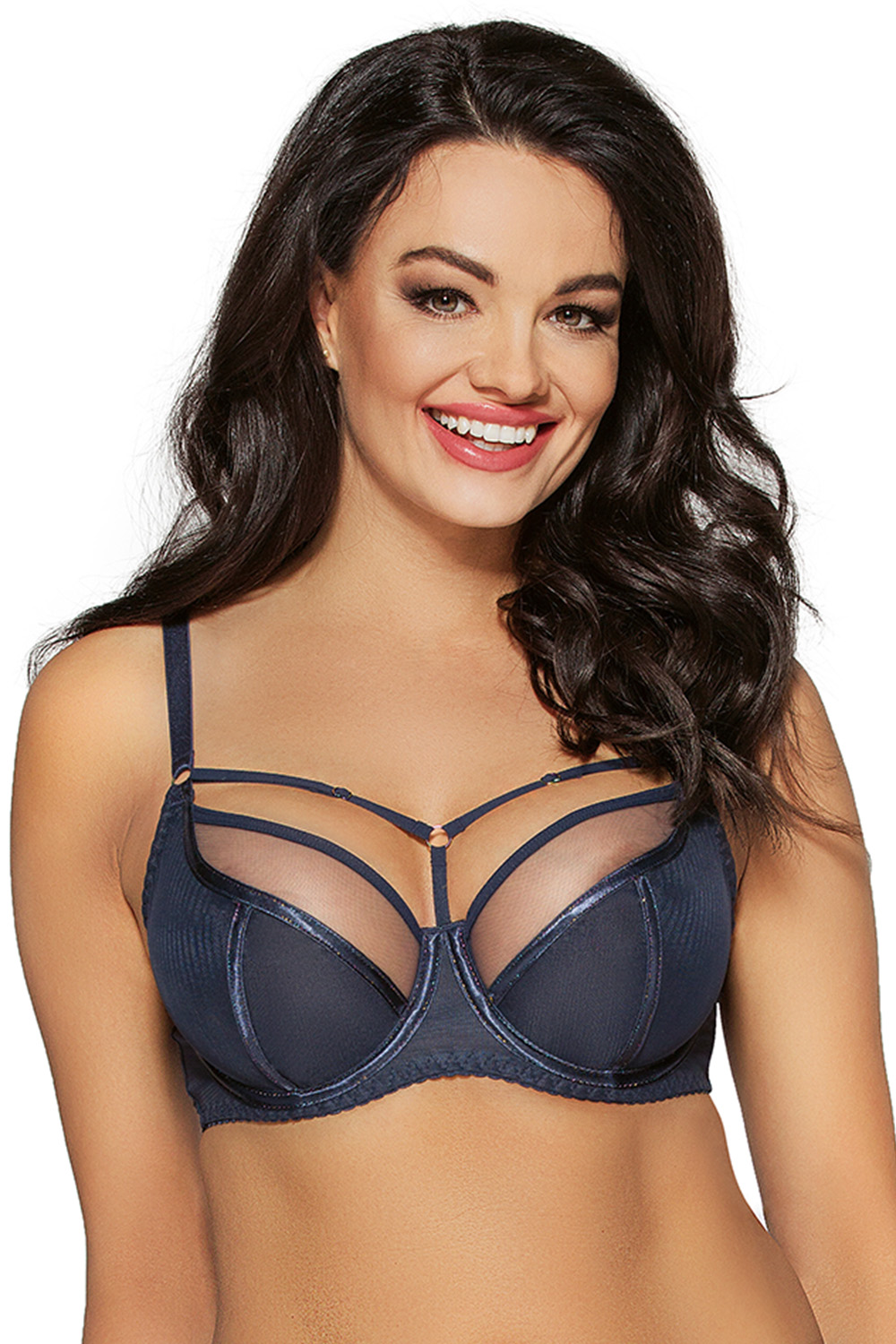 Podprsenka Ava 1923 Protea Barva: Modrá - tmavě, Velikost: 65D