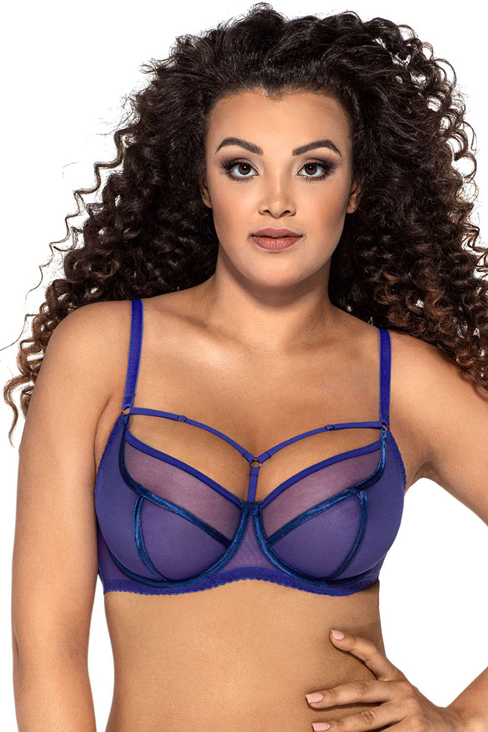 Podprsenka Ava 1923 Protea Barva: Modrá, Velikost: 65D