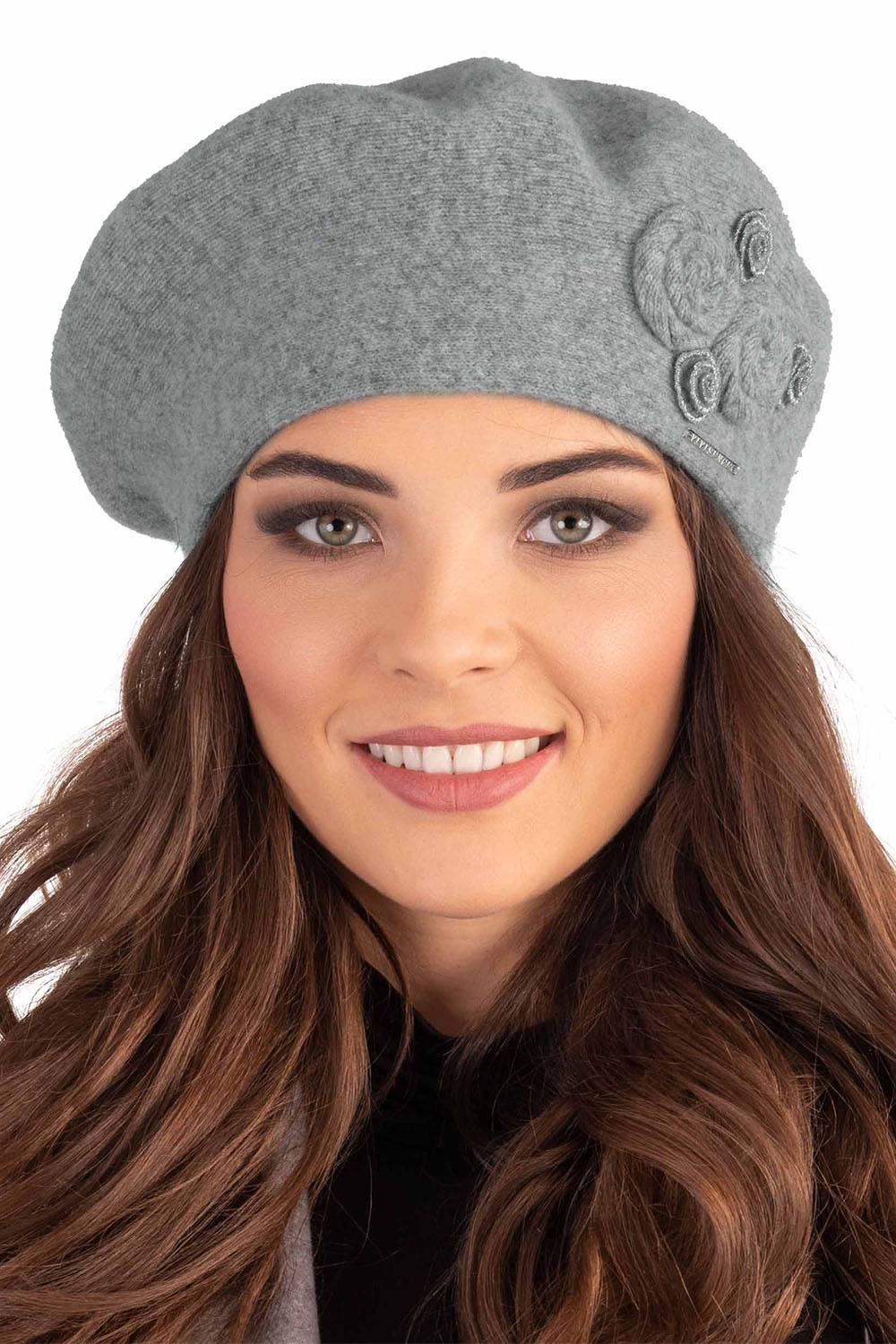 Dámský baret Vivisence 7037 Barva: Šedá, Velikost: UNI