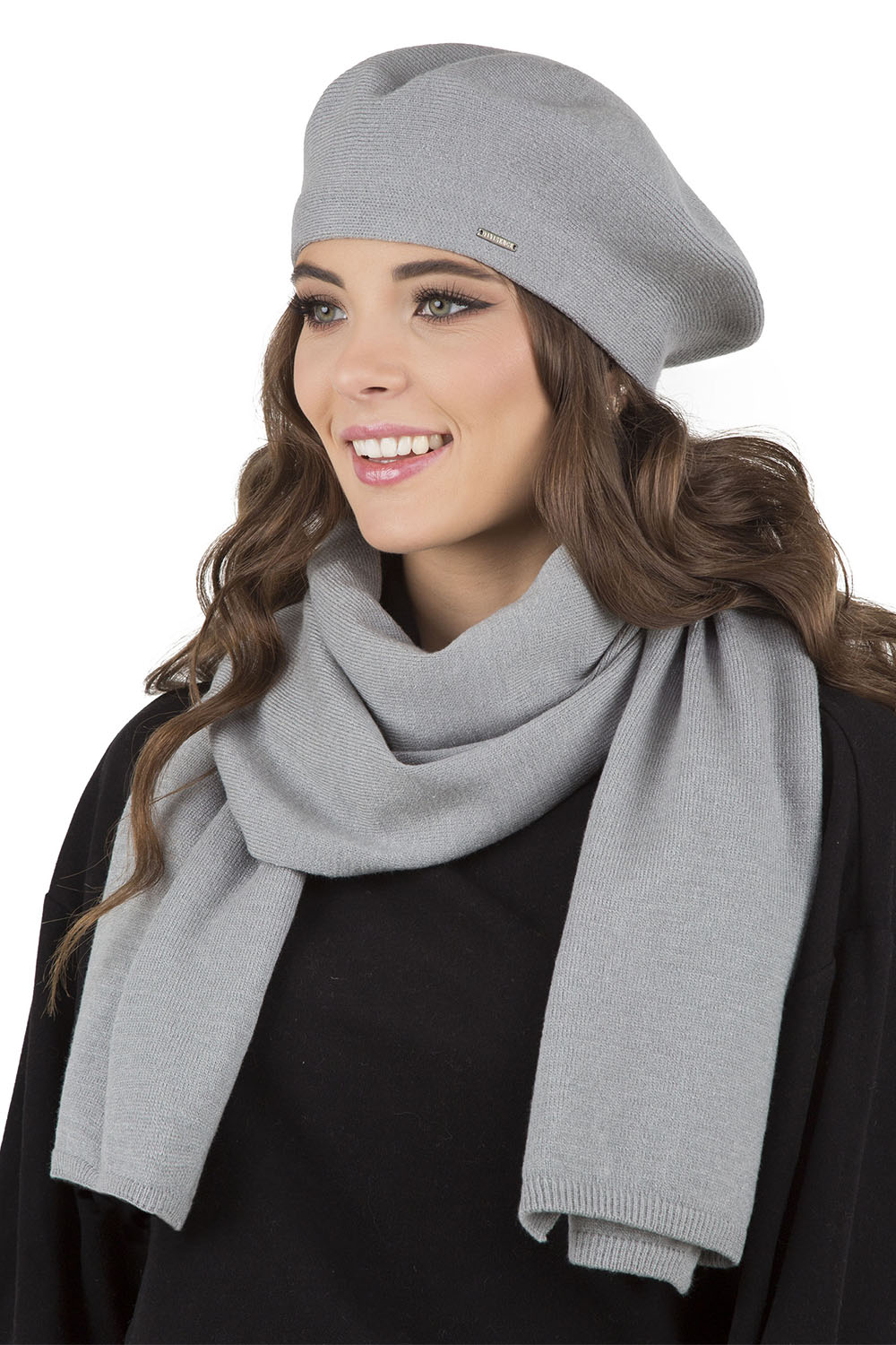 Baret a šálek Vivisence 7005Kmpl Barva: Šedá, Velikost: UNI