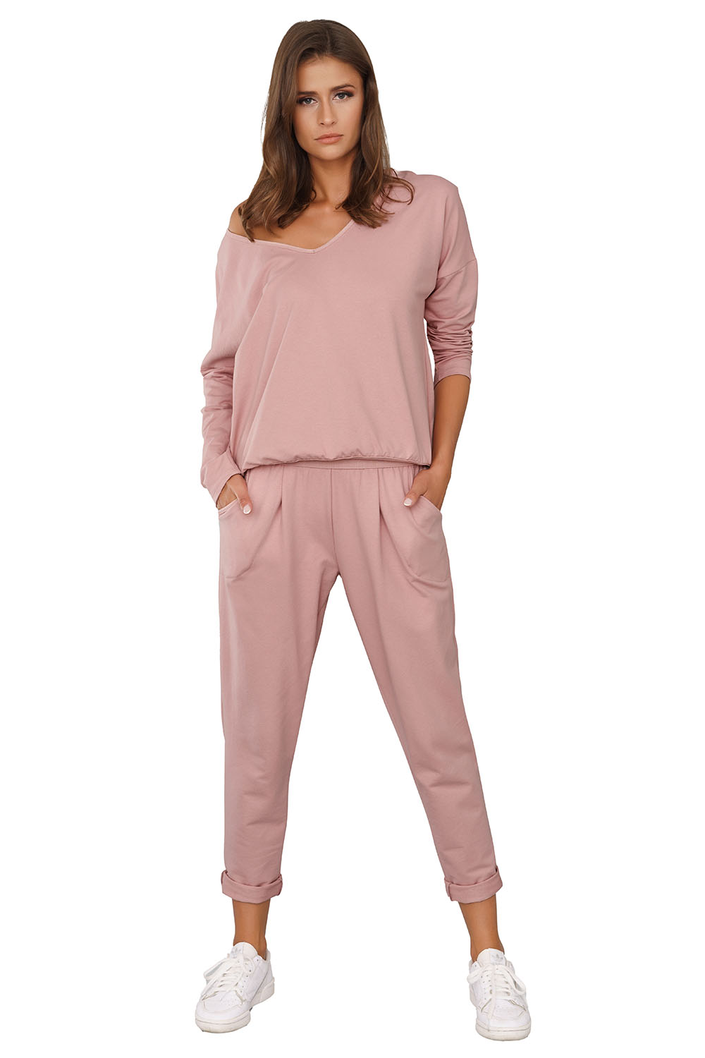 Komplet Italian Fashion Karina dł.r. dł.sp. Barva: Růžová, Velikost: L