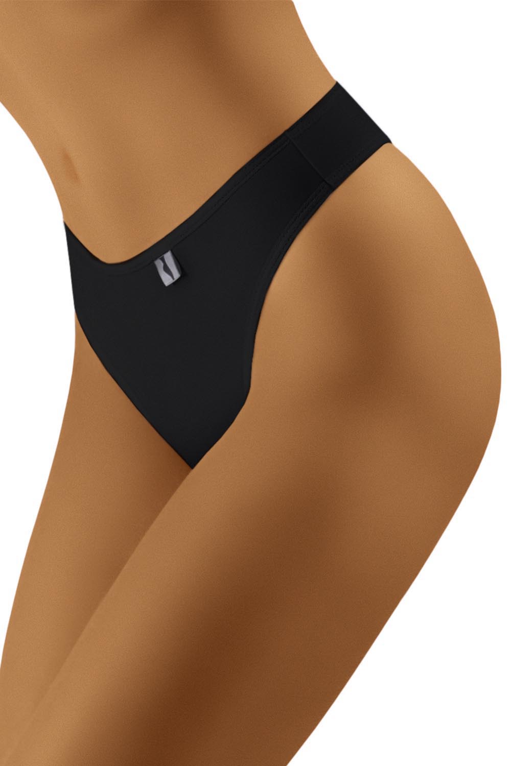 Tanga Wol-Bar Tahoo String - výprodej Barva: Černá, Velikost: S