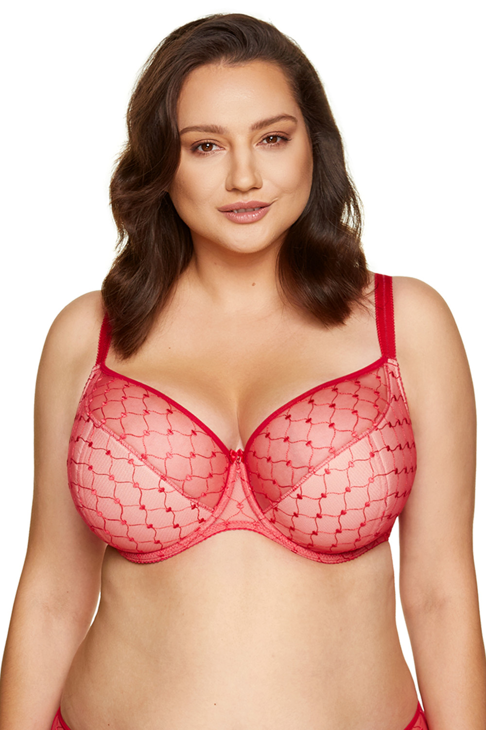 Podprsenka Gorteks Euphoria/B3 Barva: Červená, Velikost: 70F