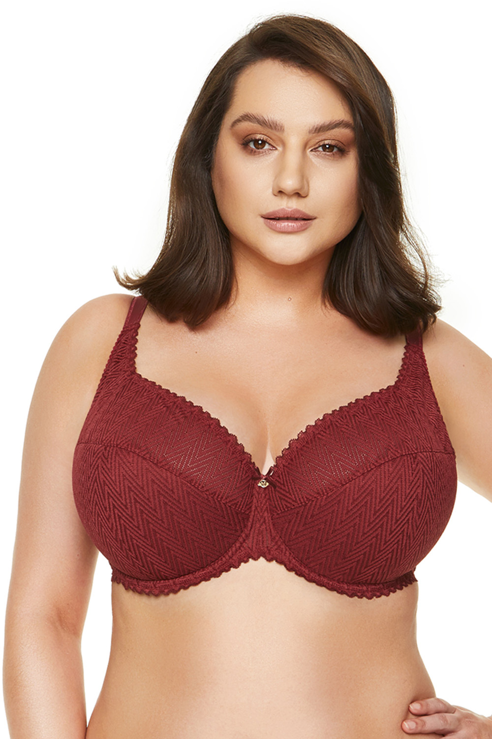 Podprsenka Gorteks Juno/B3 Barva: Bordó, Velikost: 75B