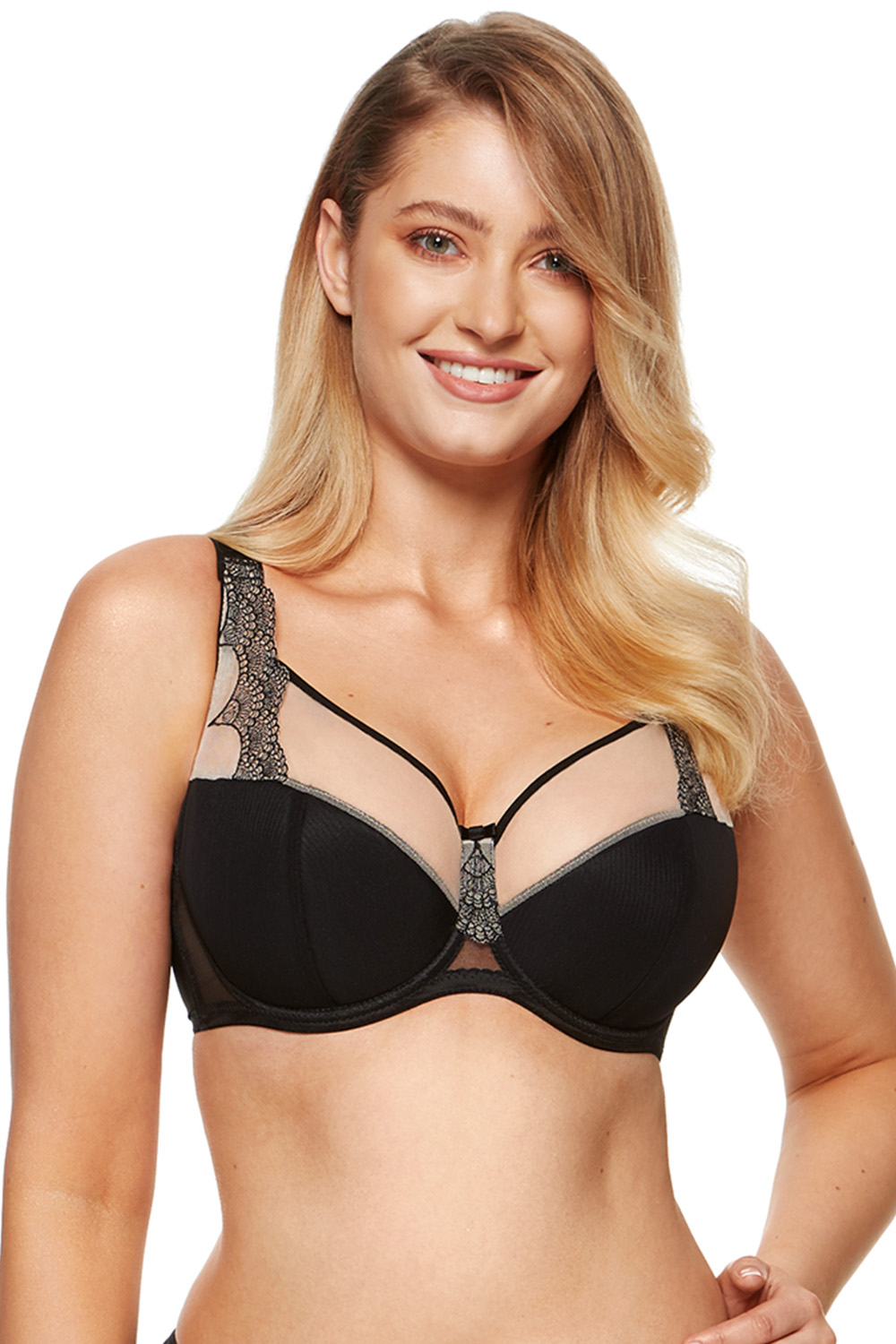 Podprsenka Gorteks Heidi/B3 Barva: Černá, Velikost: 70F