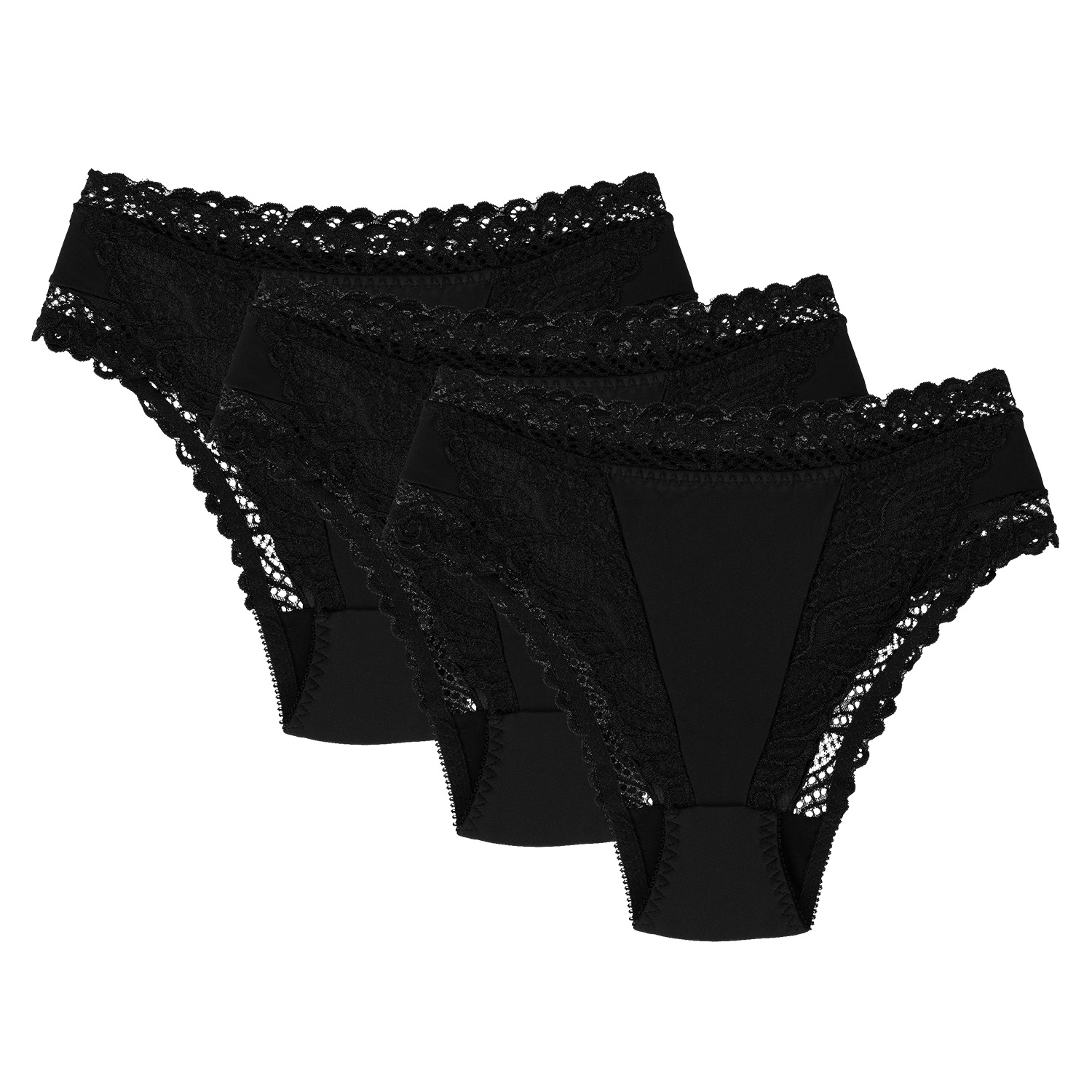 Kalhotky Wol-Bar Abra 3-pak Barva: Černá, Velikost: S