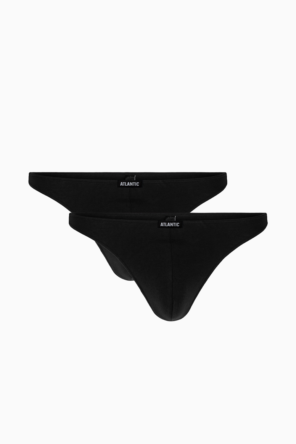 Pánské tanga Atlantic 2BMP-253 Barva: Černá, Velikost: 2XL