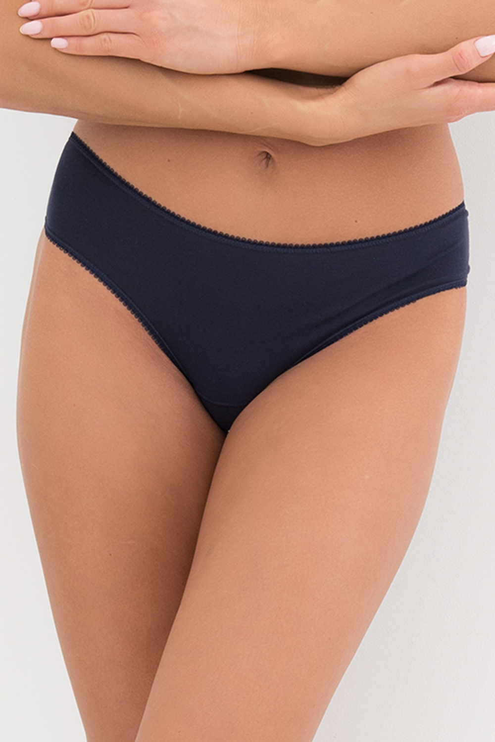 Kalhotky Italian Fashion Elba midi Barva: Modrá - tmavě, Velikost: M