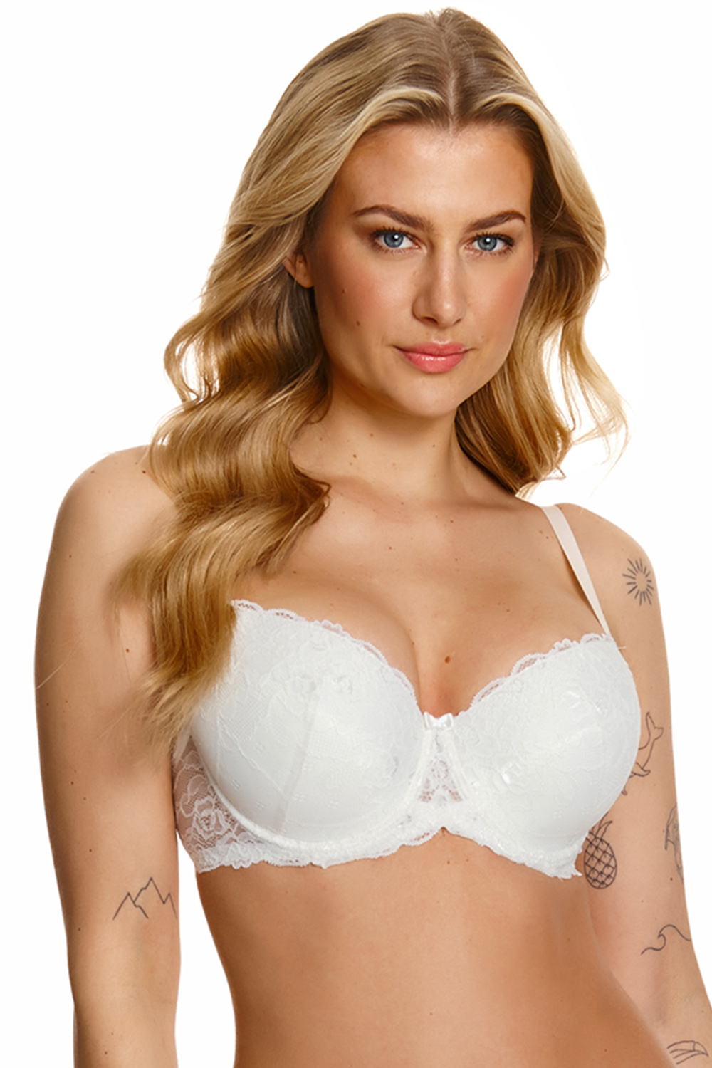 lupo Podprsenka Lupoline 151 push - up Barva: Smetanová, Velikost: 75A