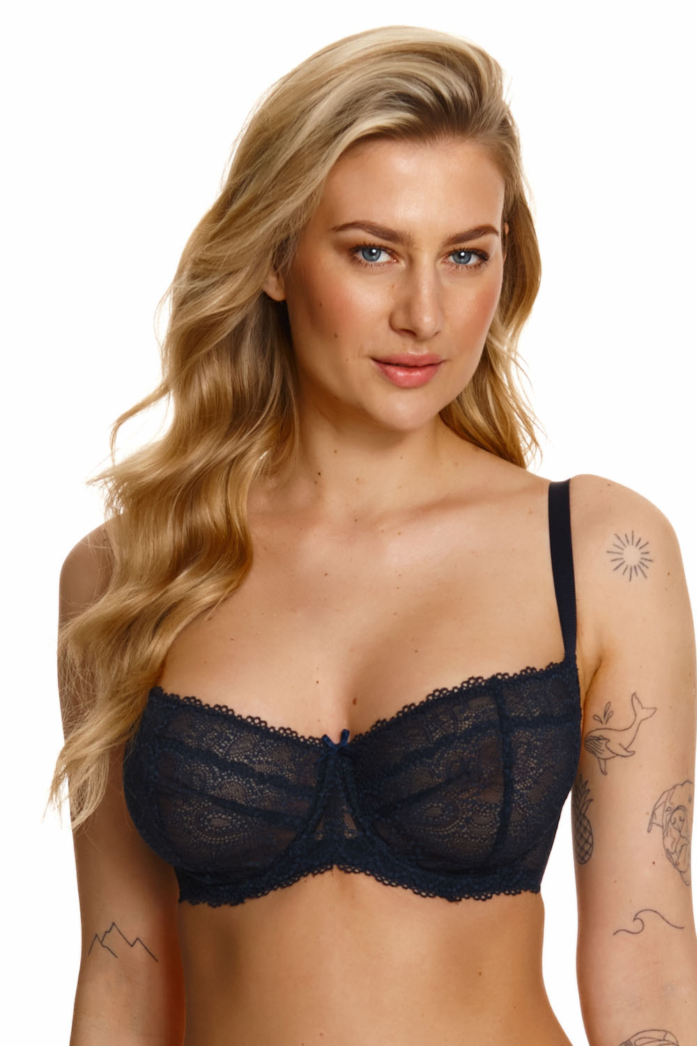 lupo Podprsenka Lupoline 2401 Big Barva: Modrá - tmavě, Velikost: 75G