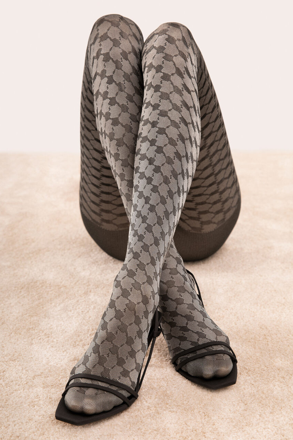 Silonkové punčocháče Fiore The French 30 DEN G6098 Barva: Černá, Velikost: 3-M