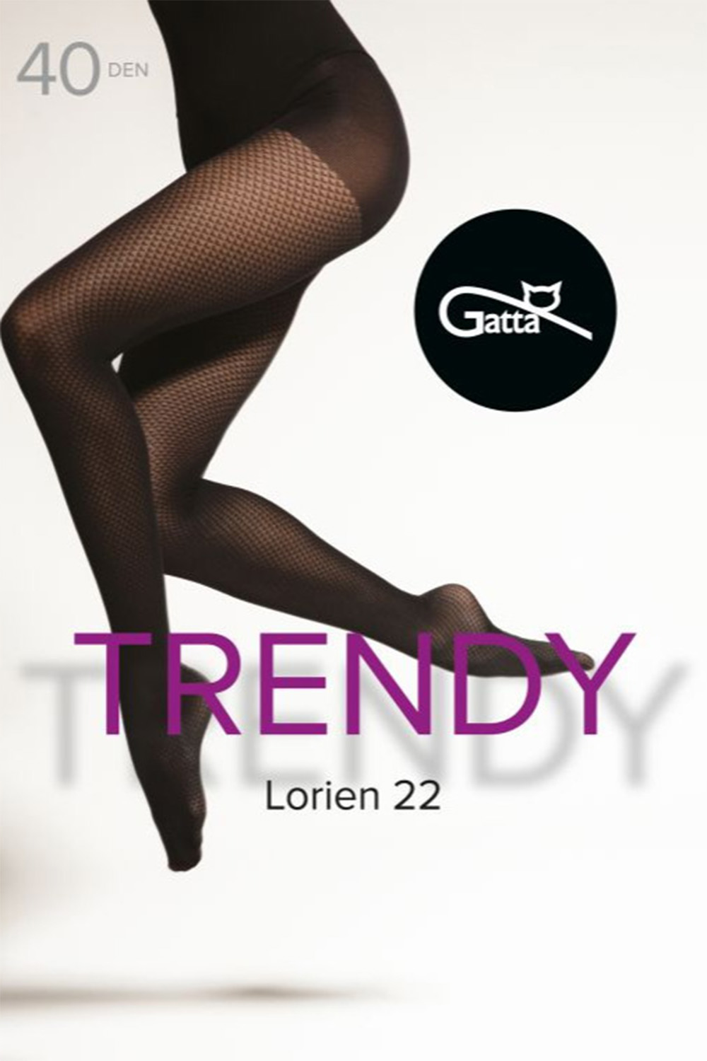 Silonkové punčocháče Gatta Lorien 22 Barva: Černá, Velikost: S