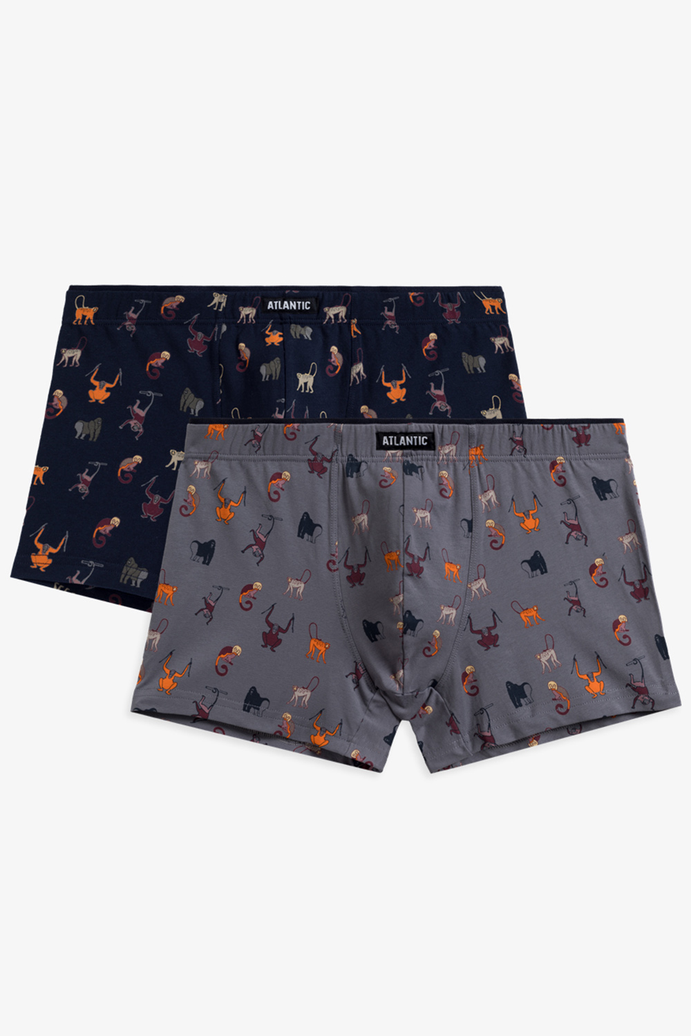 Boxerky Atlantic 2MH-064 2-pcs Barva: Šedá, Velikost: S