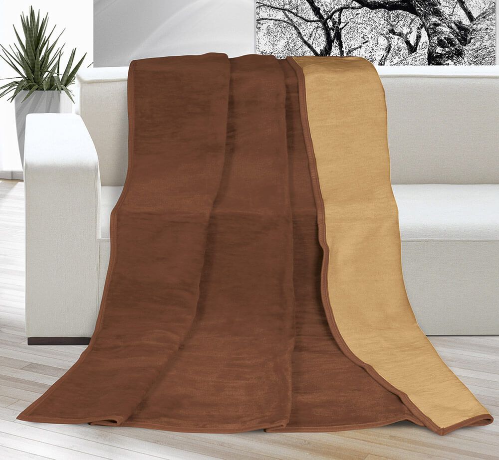 Bellatex Deka jednobarevná 150x200cm čokoládová / oříšková