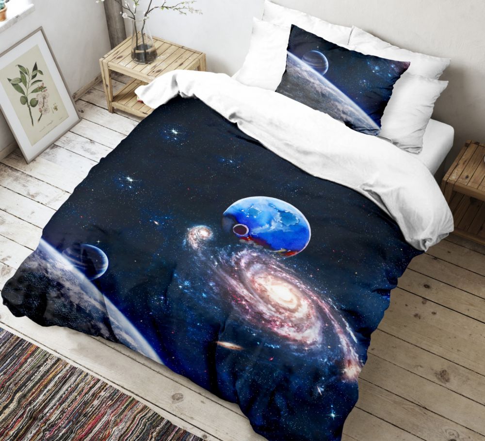 Kvalitex 3D povlečení 140x200, 70x90cm Vesmír