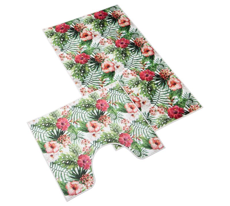 Bellatex Koupelnová a WC předložka Ibišek 3D