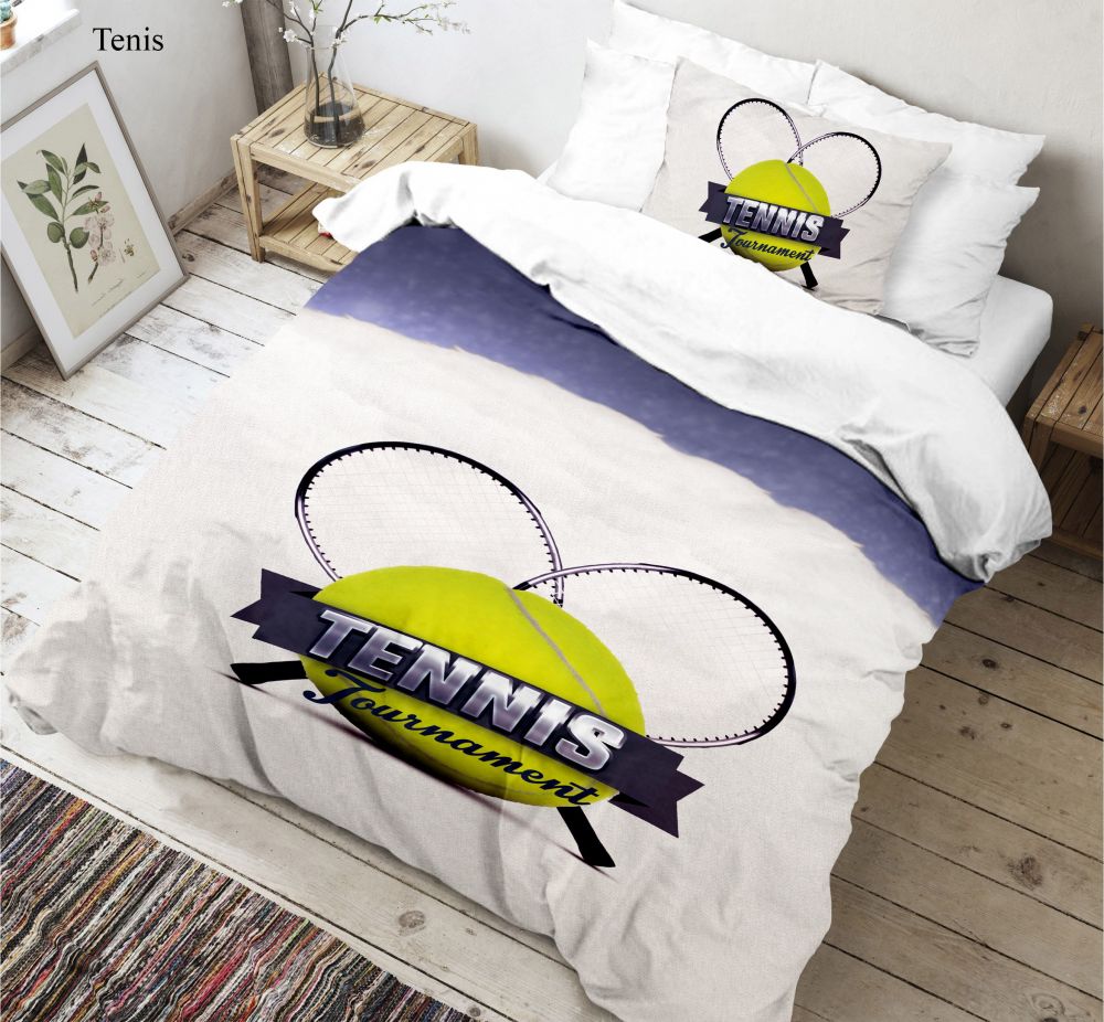 Kvalitex 3D povlečení 140x200, 70x90cm Tenis
