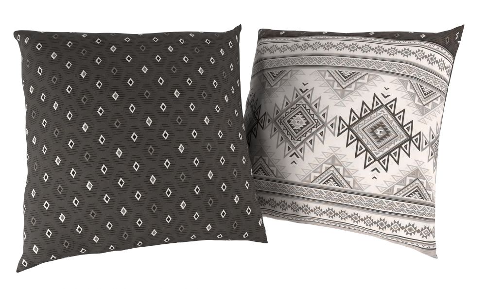 Kvalitex Sada 2 povlaků na polštář hladká bavlna DELUX BOHO šedé Varianta: 50x50cm
