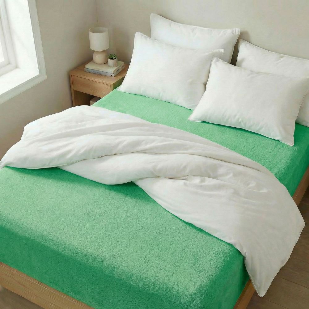 Kvalitex Froté prostěradlo zelené Varianta: 160x200cm (obrázek 5)