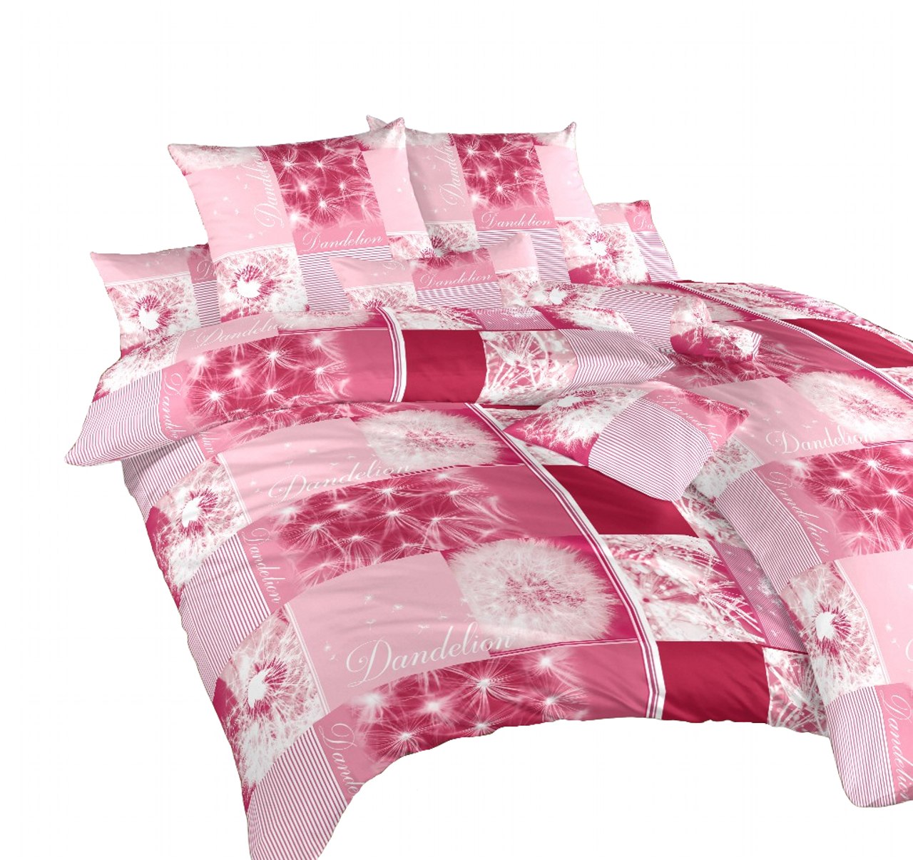 Dadka Povlečení bavlna Pampelišky 3D vínové Varianta: Povlečení bavlna Pampelišky 3D vínové 140x200, 70x90 cm