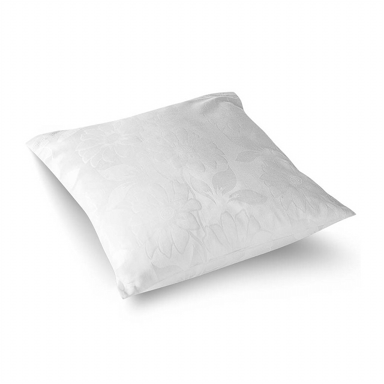 Dadka Povlak na polštář damašek Jiřiny bílé Varianta: Povlak na polštář damašek Jiřiny bílé 70x90 cm