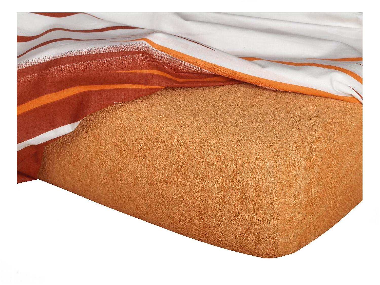 Dadka Froté prostěradlo karamel B Varianta: Froté prostěradlo karamel 180x200x20 cm