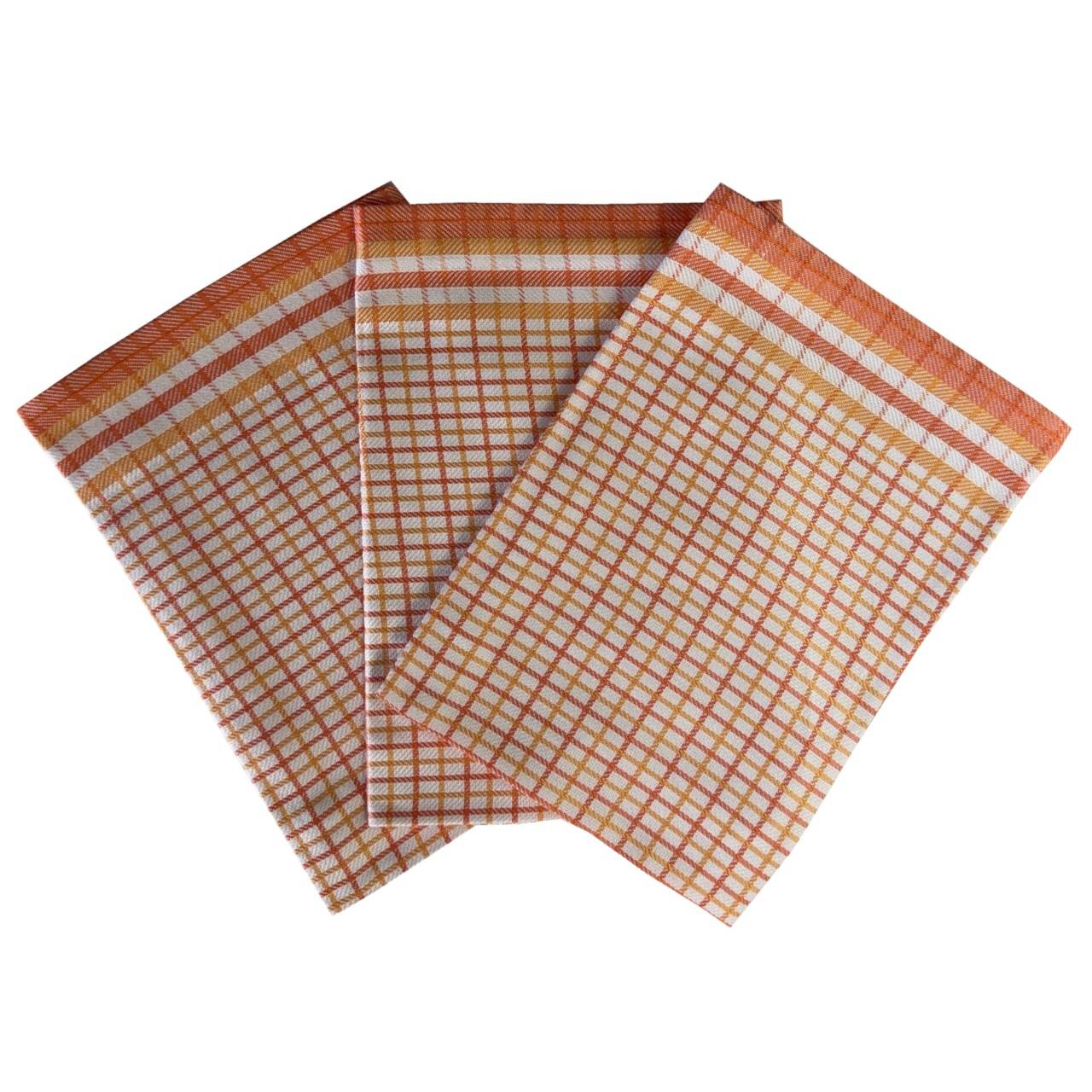 Svitap Utěrky Bambus Kostka malá oranžová 3 ks Varianta: Utěrka Bambus 50x70 cm Kostka malá oranžová 3 ks