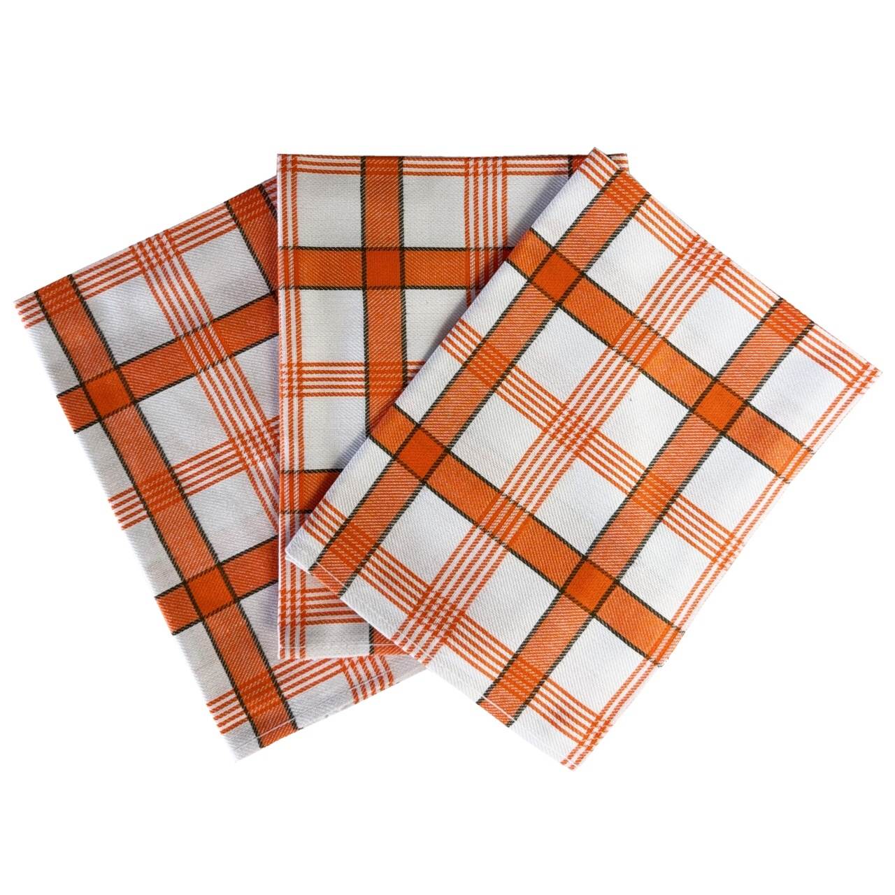 Svitap Utěrka Extra savá Káro oranžové 3 ks Varianta: Utěrka Extra savá Káro oranžové 50x70 cm (balení 3 ks)