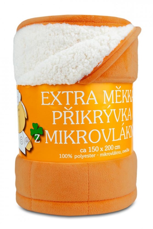 Svitap Deka mikrovlákno Ovce prošev rezavá Varianta: Deka mikrovlákno Ovce prošev rezavá 150x200 cm