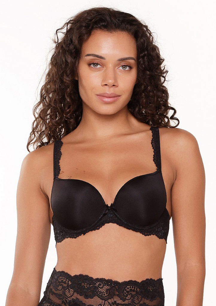 Dámská push up podprsenka LingaDore 1400-3 Barva: Černá, Velikost: 65B