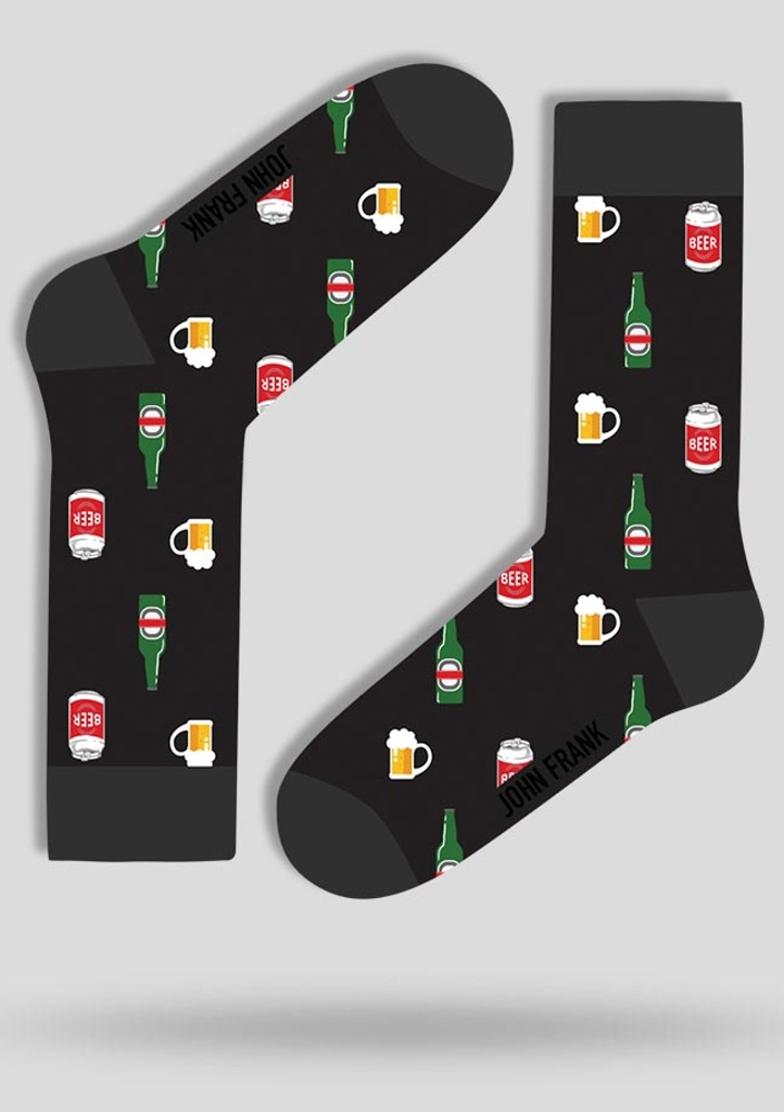 Pánské ponožky John Frank JFLSF19W39 Barva: Černá, Velikost: UNI