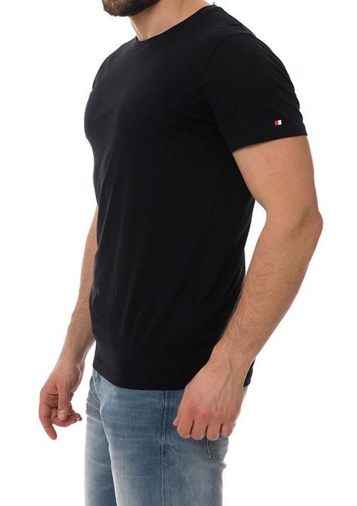 Pánské tričko John Frank JFTBA01 Barva: Černá, Velikost: M