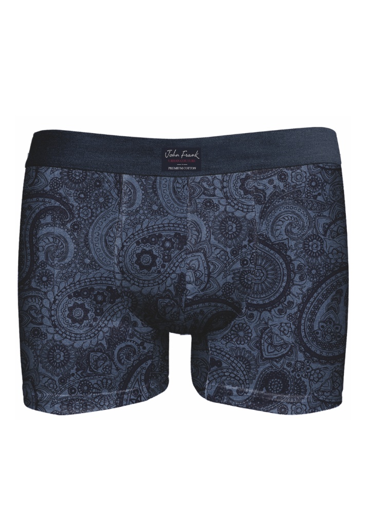 Boxerky JOHN FRANK JFBUC110 Barva: Modrá, Velikost: M